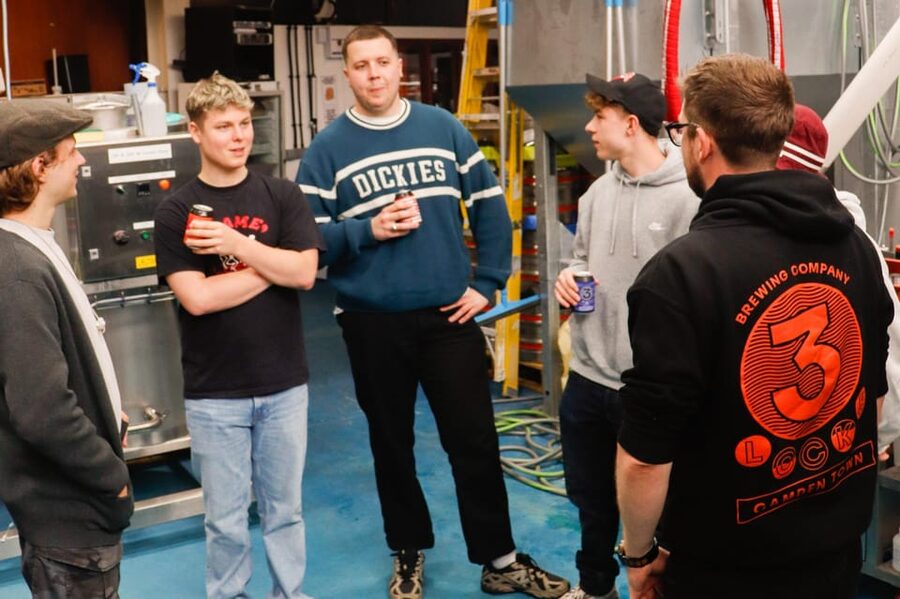 3 Locks Brewing Company: Guided tasting and brewery tour - The tank pour is the tour’s signature moment