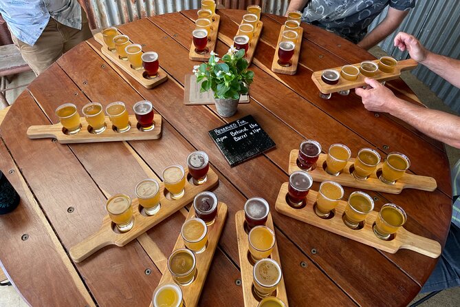 Afternoon Brewery and Distillery session: Tastings & transfers - Jarryd’s hosting is a major part of the value