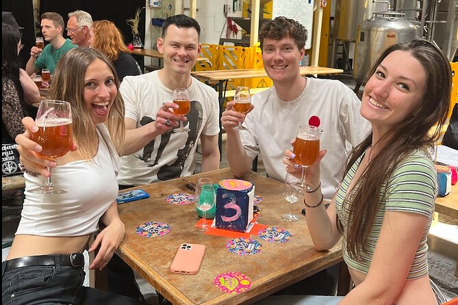 Amsterdam Craft Beer Brewery Tour by Bus with Tastings - Oedipus Craft Space: a strong first taste
