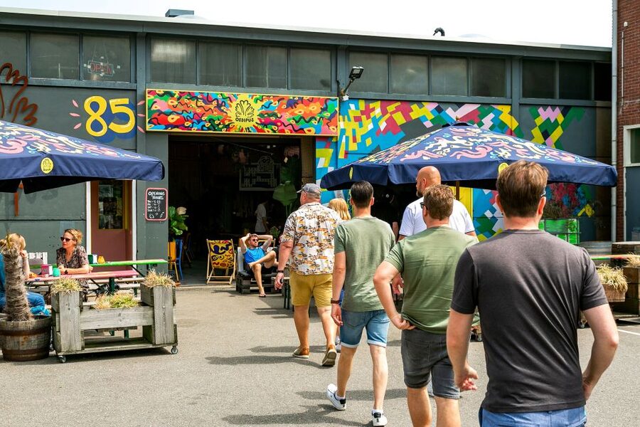 Amsterdam: Guided Craft Beer Brewery Bus Tour with Tastings - Stop one: Oedipus Brewing and the first three tasters