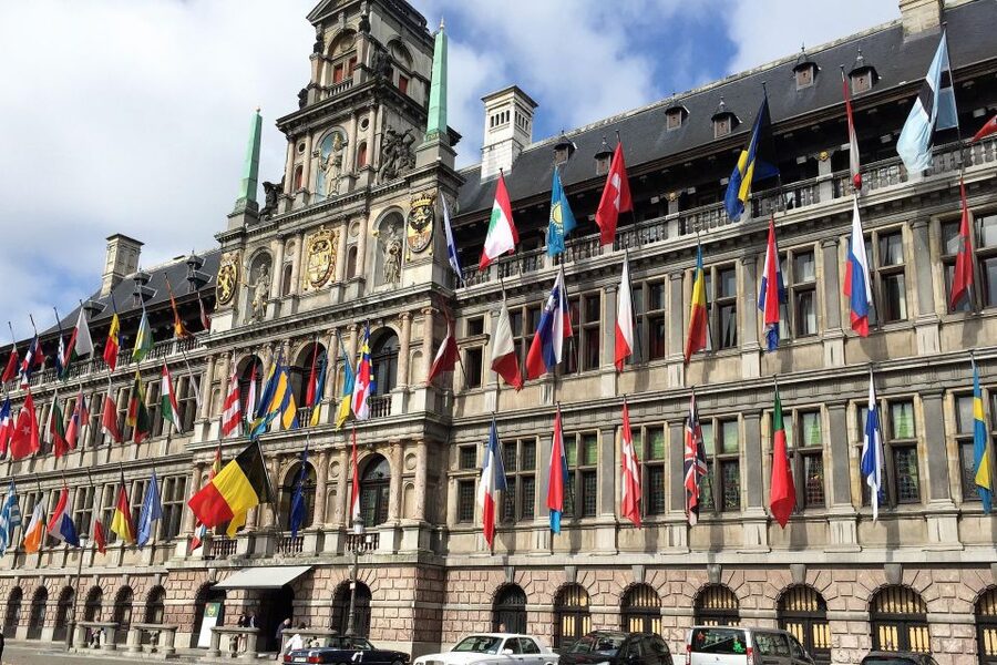 Antwerp Beer Tour - The Steen and the Scheldt river