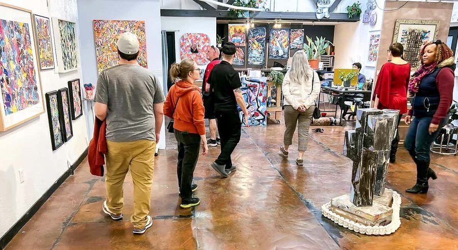 Art & Ale: Explore Las Vegas’ Arts District & Brewery Row - Beginning behind The Arts Factory