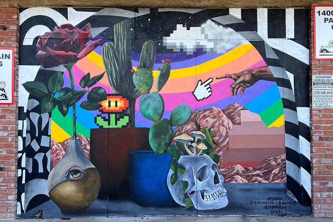 Arts District & Brewery Row - Where the Las Vegas Locals Go - Entering 18b beneath the Paintbrush Gateway