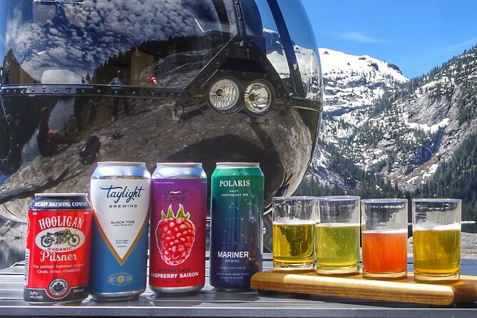 Backcountry Beer Tasting Heli-Tour & Landing (Depart SKY Hangar) - The backcountry landing is the real prize