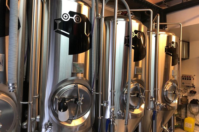 Barcelona Craft Beer Tour with a Brewery Tour and 3 Local Bars - Walking to Cat Bar with Barcelona context