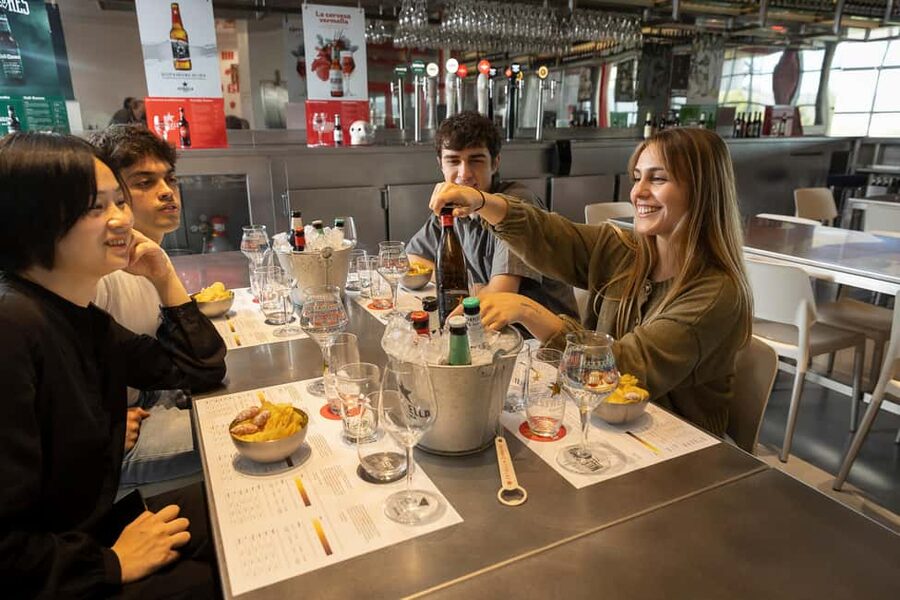 Barcelona: Estrella Damm Brewery Guided Tour with Tasting - Inside the brew house, fermentation tanks, and lagering rooms