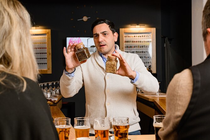 Beer Tasting Evening Experience in Athens with Greek Cheeses - Learning the Greek brewing story with maps and charts