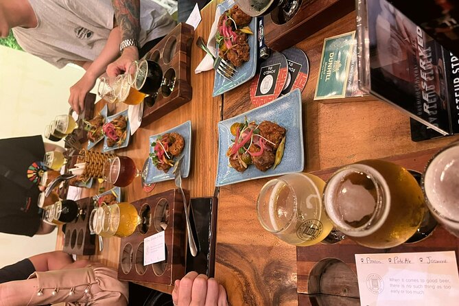 Bia & Bites - Saigon Craft Beer on Vintage Vespa with Dinner - Stop two in District 3: street drinking culture and a hands-on beer moment