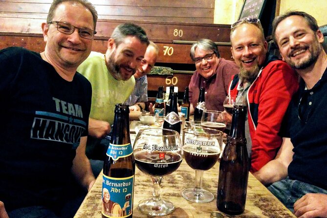 Bruges Beer Tour with chocolate pairing by a young local - Beer windows and the walk between venues