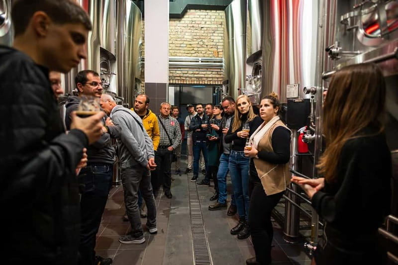 Budapest: Brewery Tour at "First Craft Beer" & Beer Tasting - Arriving at FIRST Craft Beer on Váci út 83