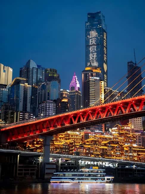 Chongqing deep explore & private car service including meals - Crossing the Jialing River by cable car