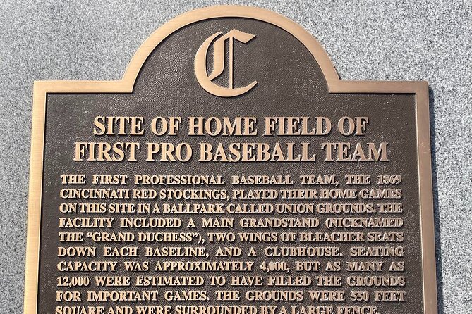 Cincinnati Ballparks & Breweries Bus Tour - Great American Ball Park: begin on the field