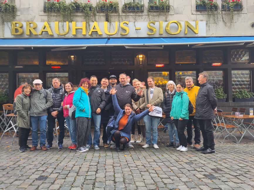 Cologne: Old Town Walking Tour inkl Brewery Visit - The Heinzelmännchen fountain and a local legend
