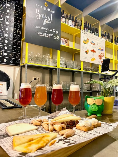Craft Beer Tasting and tapas in Valencia - Is four beers enough?