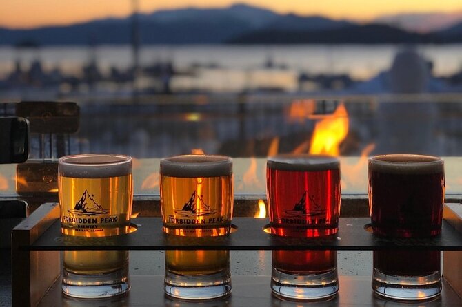 Craft Brews & Epic Views: Juneau's Brewery & Sightseeing Tour! - Devil’s Club Brewing starts the tasting