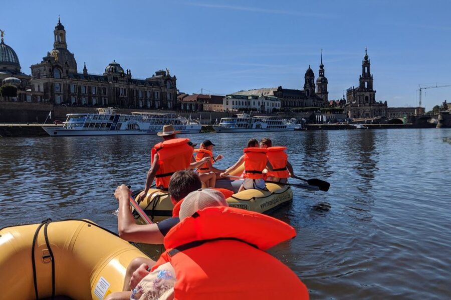 Dresden: Private Inflatable Boat Tour with Beer Garden Stop - Why Dresden looks different from the Elbe