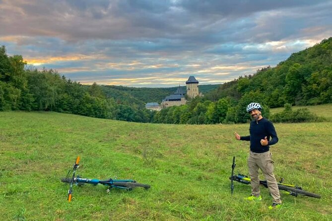 E Bike Day Trip I Visit a Roman Castle and Taste Craft Beer - Vseradice brewery lunch and local beer