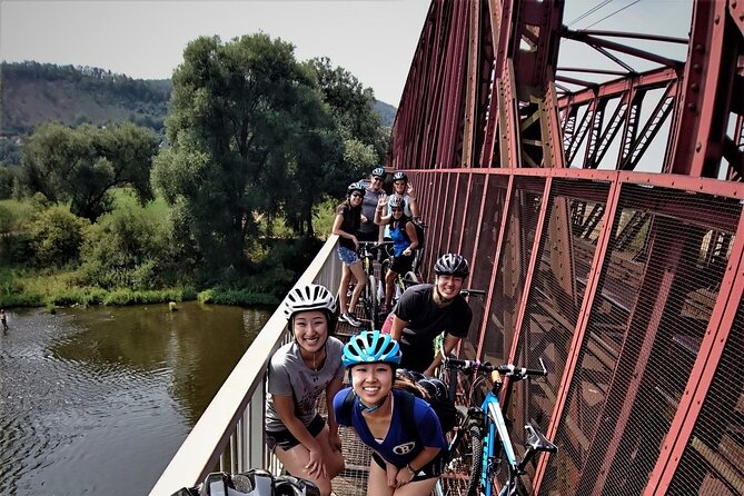 E Bike Day Trip I Visit a Roman Castle and Taste Craft Beer - From Prague pickup to the Vltava riverbank