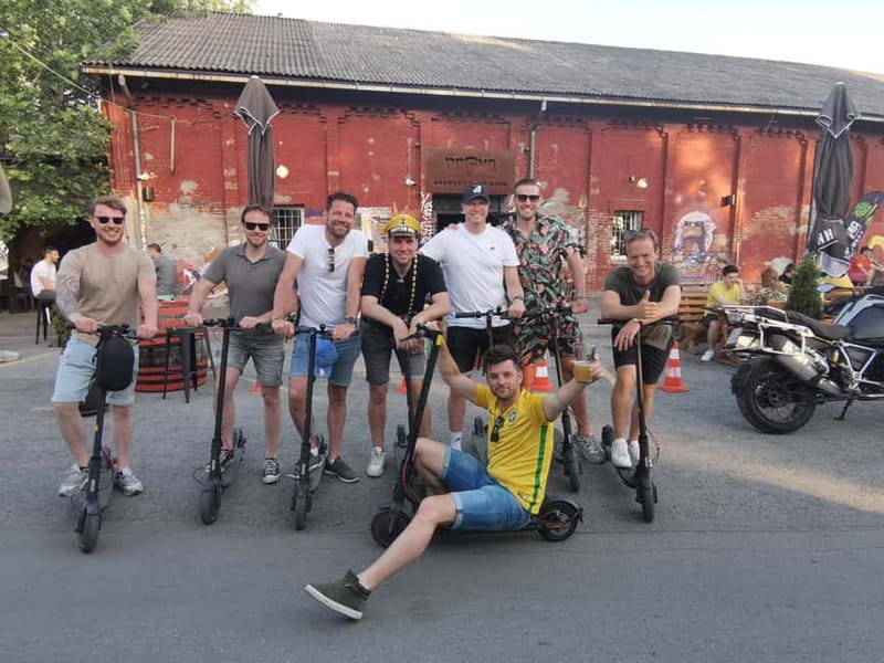 E Scooter Craft Beer and Breweries tour - Riding Through Hip and Historic Belgrade