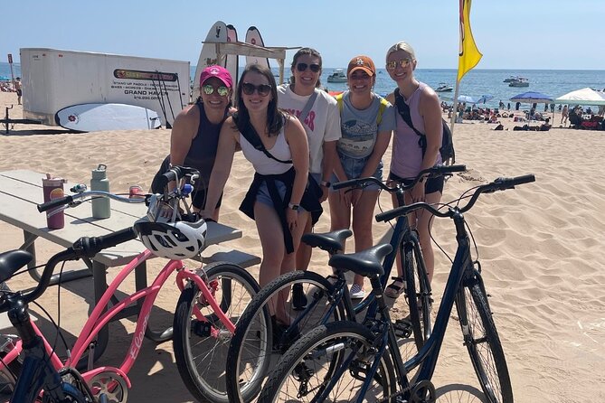 Grand Haven Afternoon Guided Bike & Beer Tour - 3 Hours - Riding through Grand Haven to Odd Side Ales