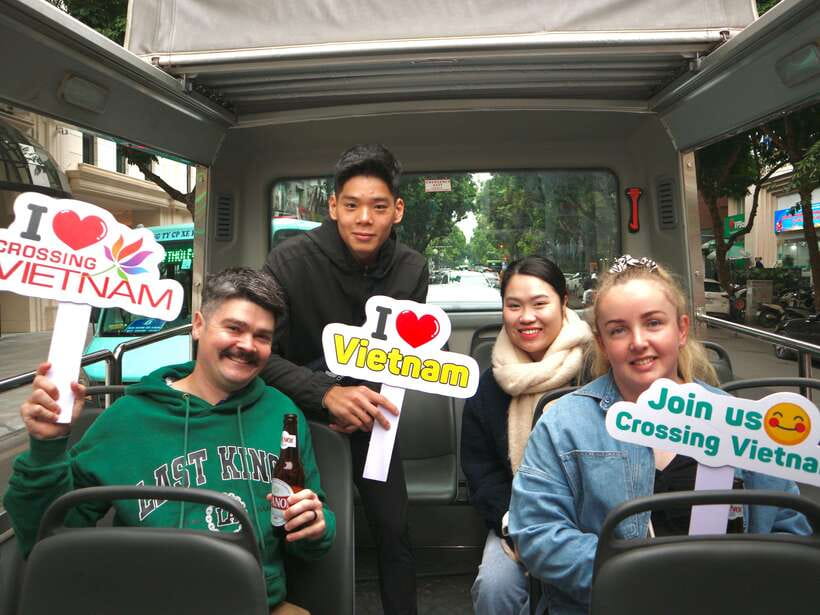 Hanoi Exclusive Craft Beer Bus: Cultural Sightseeing Tour - The guides and the feel of the day