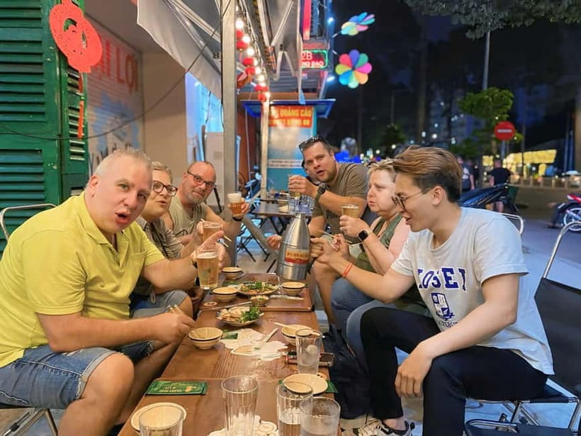 Ho Chi Minh City: Craft Beer and Local Food Tour by Scooter - Riding through Saigon after dark