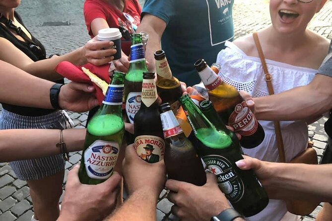 Hops and Stops Rome: History and Beer Walking Tour in the Eternal City - Imperial Forums and the Colosseum from the street