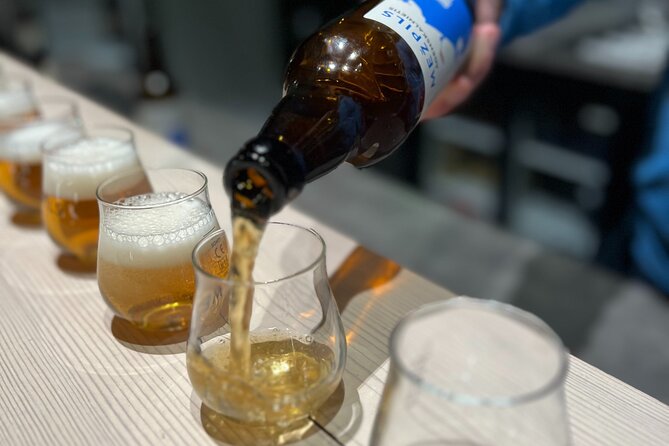 Latvian Brewery Visit and Beer Tasting - Tasting Latvian beer with useful variety