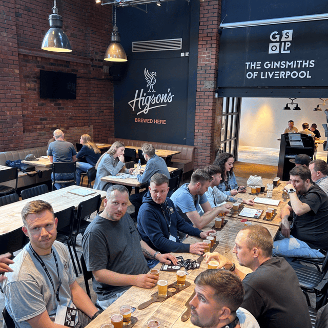 Liverpool: Brewery Bus Tour with 12 Beer and Pizza - What Happens at the Brewery Stops?