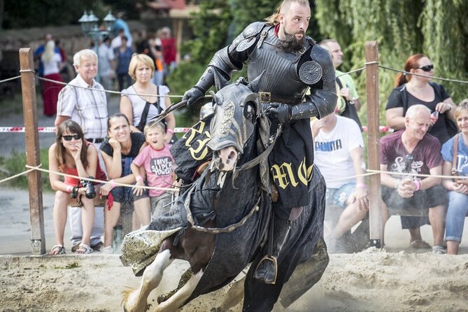 Medieval Dinner Show Castle and Brewery Tour with Hotel pick up - A two-hour medieval show with fire and swordplay