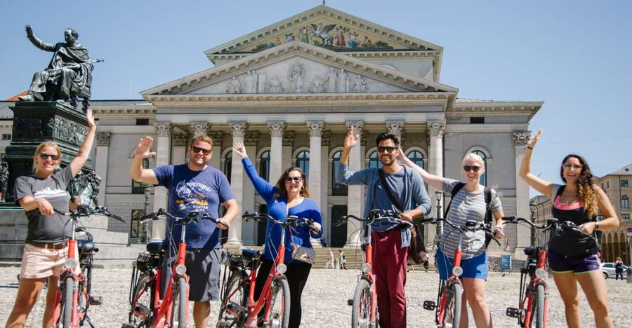 Munich: Bike Tour with Beer Garden Break - Karlsplatz, Karolinenplatz, and Königsplatz