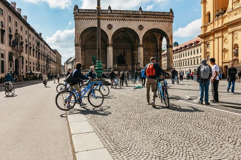 Munich: Guided City Tour by Bike with Beer Garden Stop - Entering the English Garden by bike