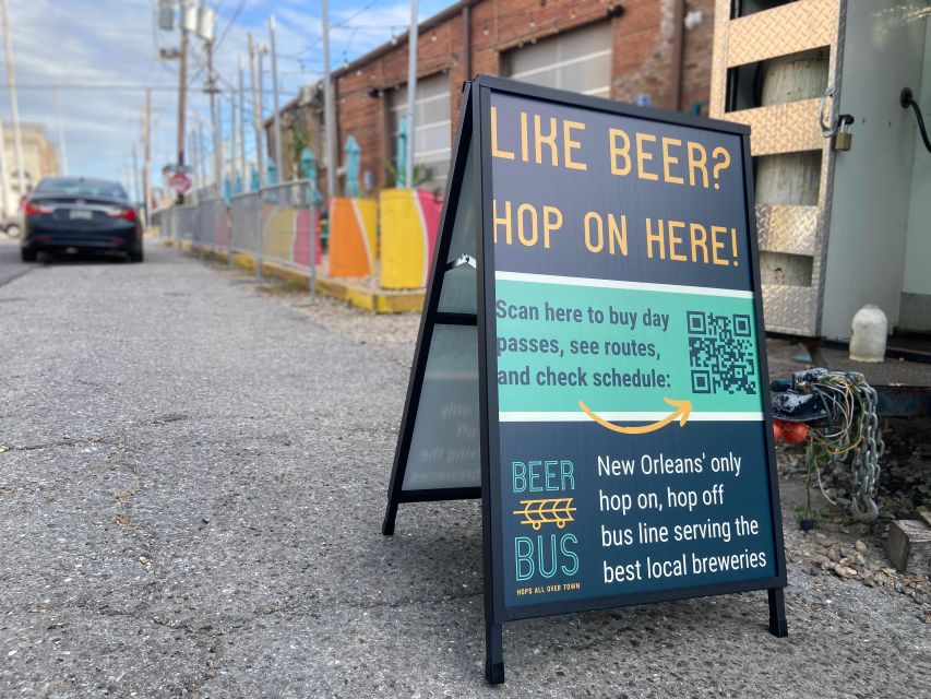 New Orleans: Easy Hop-On Hop-Off Craft Brewery Bus Tour - The Sunday Route Through Mid City and Bywater