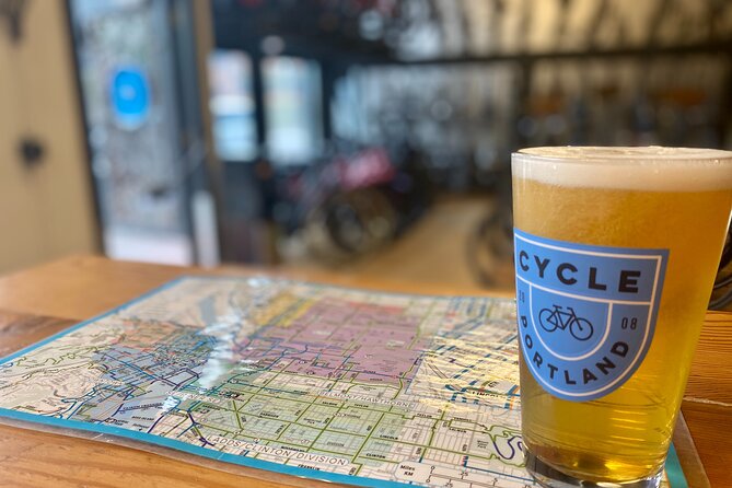 Portland Oregon Breweries By Bike and E-bike - Returning to the shop for a Hopworks finish