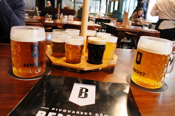Prague Beer Tasting - 8 types of Czech beer included - The value of a $48.01 private tasting