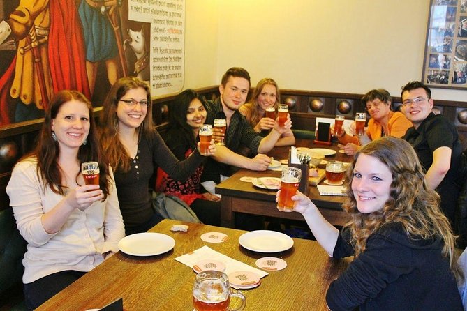 Prague Mini-Breweries Beer Tour with Czech Appetizers - Three microbreweries, three different stops