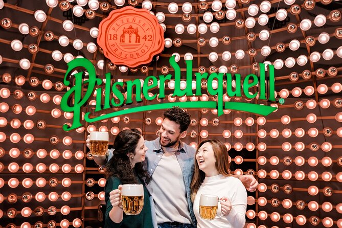 Prague Pilsner Urquell Experience with 3 Free Beer Tastings - Your first tasting arrives before the Beer Hall