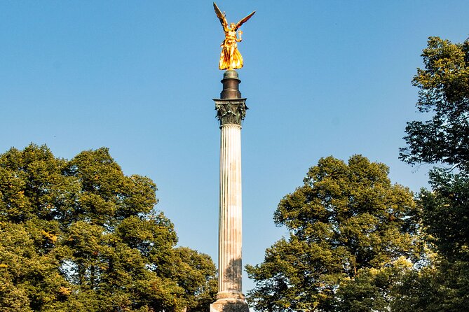 Private Highlights of Munich Bike Tour with Beer Garden Stop - The old town finale: theater, Marienplatz, and churches