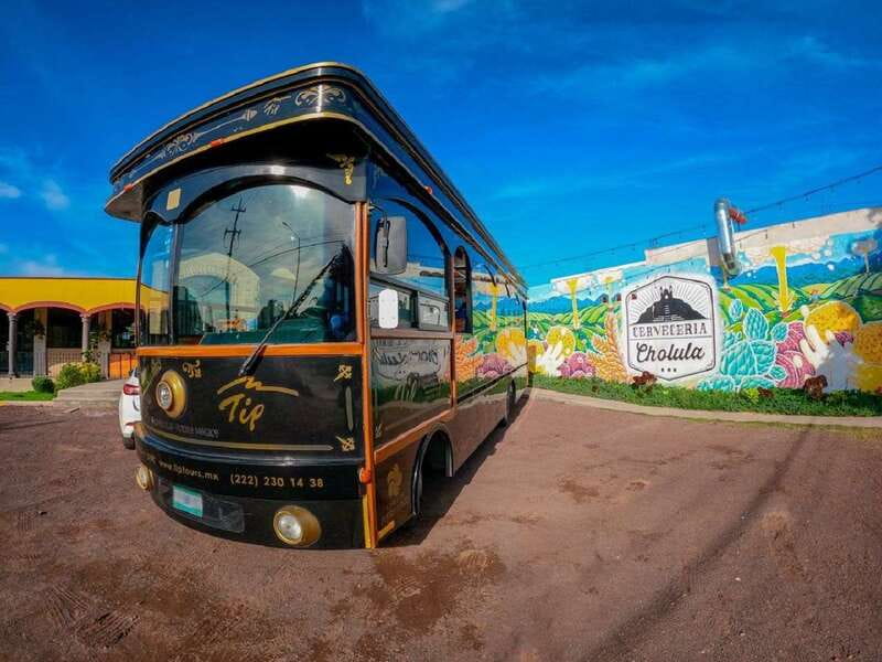 Puebla: Cholula Craft Beer Tour by Tram - Seeing Cholula from a traditional tram