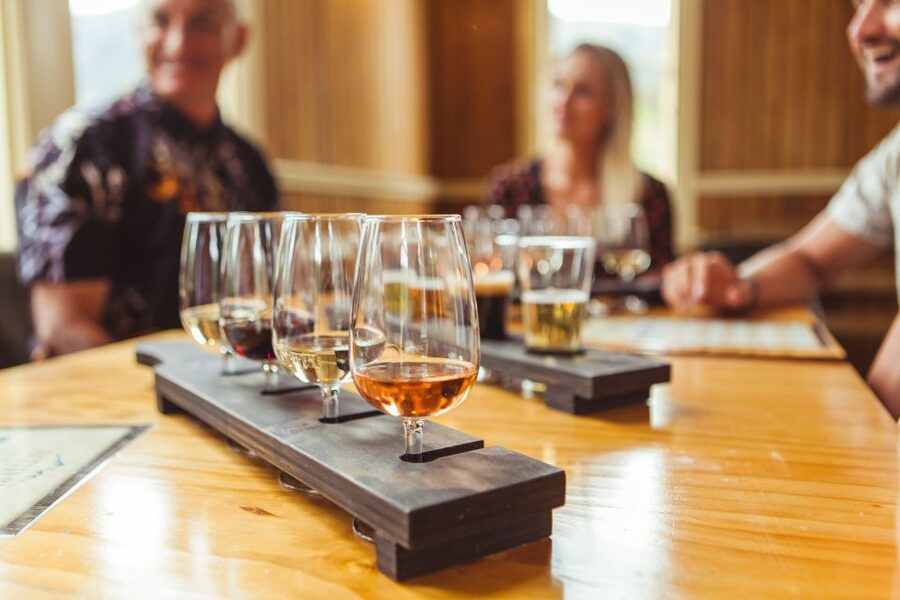 Queenstown: Twilight Wine and Craft Beer Tour - Two cellar doors, then a brewery