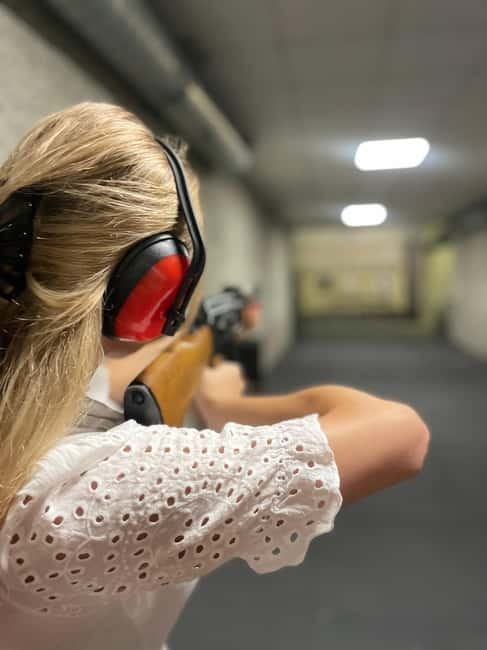 Riga Shooting range, Brewery tour & BBQ Meal - Three firearms at a controlled shooting range