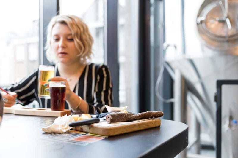Rotterdam: Beer Brewery 'Noordt' Beer Tasting - The Terrace and Tasting Room Experience
