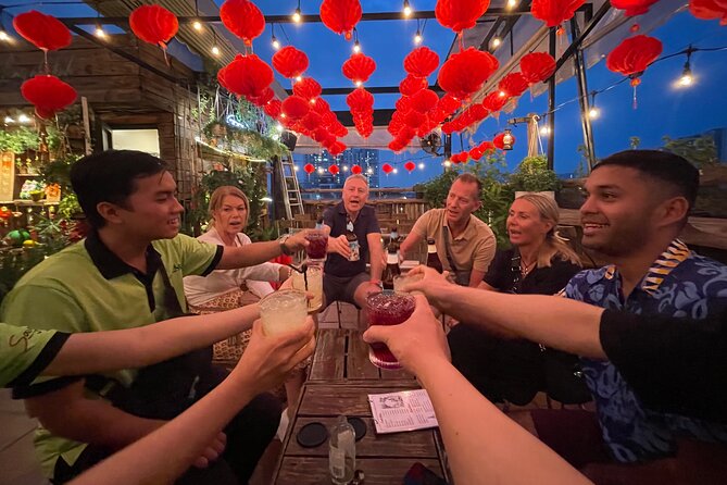 Saigon Night Street Food and Craft Beer Tour by Vespa Scooter - Local seafood and another beer stop