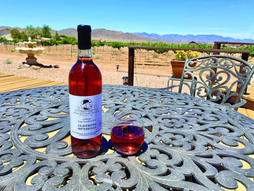 Scenic Desert Wine, Distillery Tastings/Brewery/RT66 & Lunch - Little Old Wine Drinkers Winery and its unusual pours
