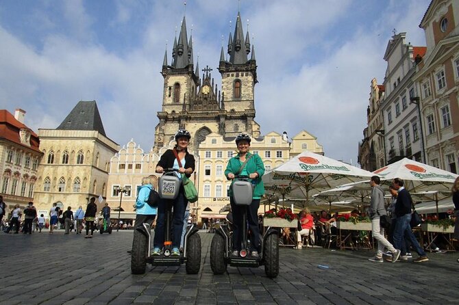 ️ Segway Fun Tour of Prague to Castle and Strahov Monastery viewpoint & Brewery - Riding through the park and Střešovice