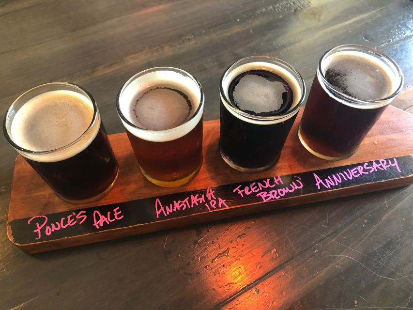 St. Augustine: Craft Beer & History Walking Tour - The Second Stop Brings in Food