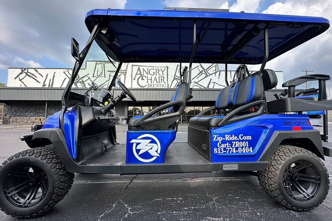 Tampa Heights Private Brewery Tour by Custom Golf Cart - Common Dialect Beerworks in Seminole Heights