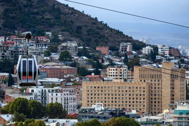 Tbilisi: Sightseeing Tour, Wine or Beer Tasting, & Cable Car - From Liberty Square to the river