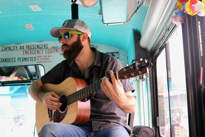 The Brew Bus: Austin Brewery Tour with Live Band - Food truck meal: a useful break from beer