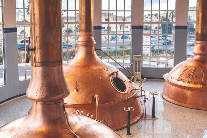 The Brewery Experience & beer tasting including transport - Why Farsons matters in Malta